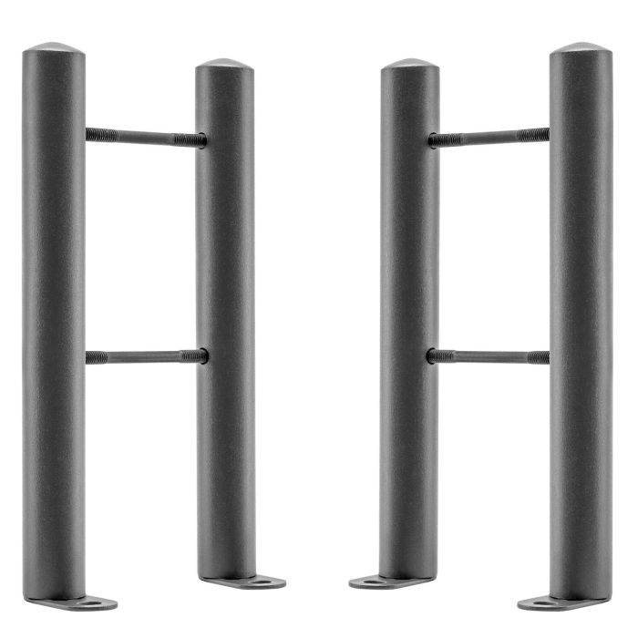 Anthracite Floor-Mounting Feet For Vertical Designer Radiators